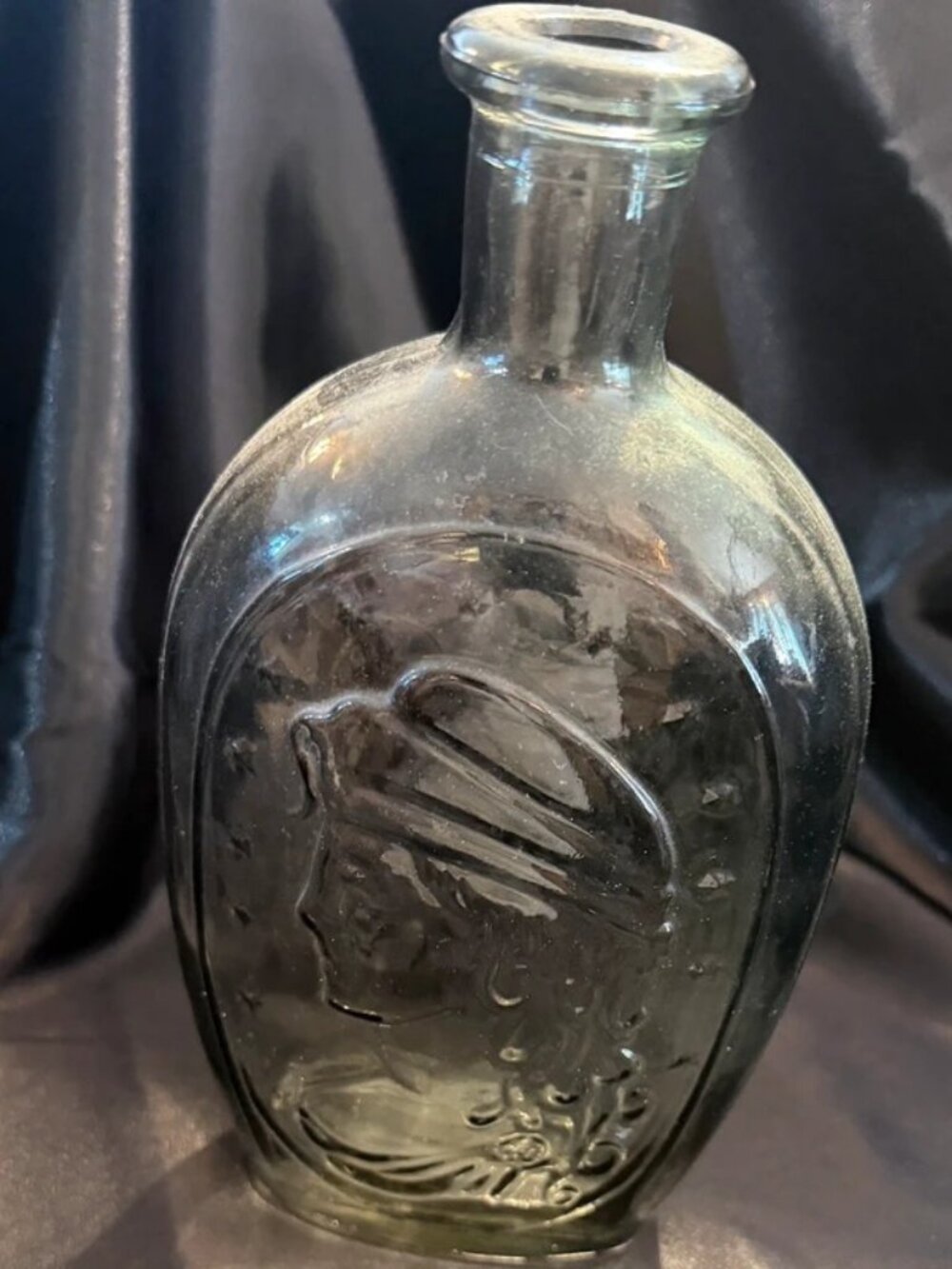 Vintage Lestoil Products Inc. Bottle Embossed Eagle & Lady Liberty